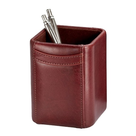 Dacasso Mocha Leather Pencil Cup AG-3010